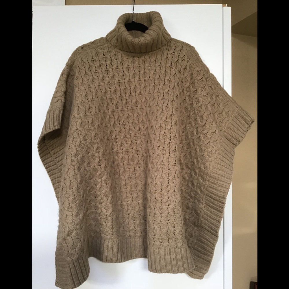 Michael Kors turtleneck poncho